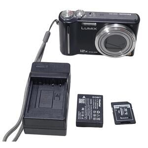 Panasonic LUMIX DMC-ZS1 10MP 12X Optical Zoom Digital Camera Black Tested READ